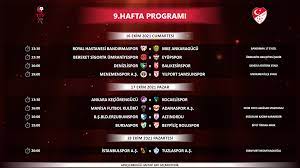 TFF 1. Lig 9. hafta programı açıklandı - Spor Toto 1. Lig Haber Detay  Sayfası TFF