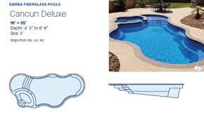 shapes styles sierra fiberglass pools
