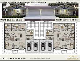 Duplex Plans 8 Bed Duplex Design