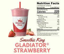 a smoothie king gladiator may not be