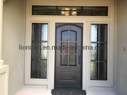 Arched Top Wrought Iron Door Front