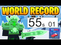 roblox bedwars 55 second win world