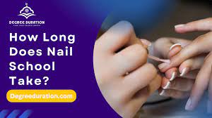 nail technician training length