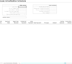 Loan Calculator With Amortization Table Reclusivetunes Co