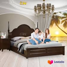 King Size Fully Solid Wood Bed Frame