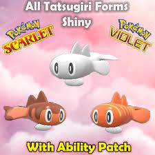 Shiny All Tatsugiri Forms Set 6iv Battle Ready | Pokemon Scarlet and Violet  | eBay