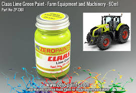 Claas Lime Green Paint 60ml Farm