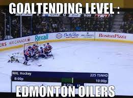 Vote the better player in the comment section! Goaltending Level Edmonton Oilers Hockey Humor Colorado Avalanche Hockey Hockey Memes