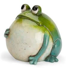 Fat Frog Statue Garden Sculpture