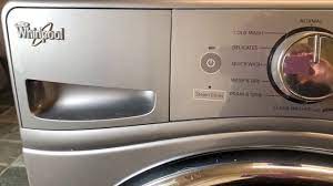 whirlpool washer front loader e01 f09