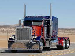 optimus prime truck transformers roll