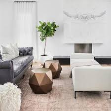 gray chesterfield living room sofa
