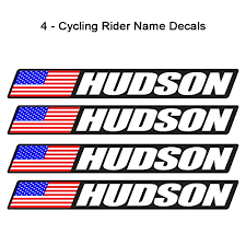 We design custom high quality bicycle decals. 4 Piece Custom Bicycle Frame Name Usa Decal Sticker Set Road Bike Cycling Mountain Bike Black Background Buy Online In United Arab Emirates At Desertcart Ae Productid 37800838