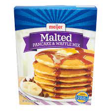 meijer malted pancake waffle mix