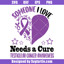 cure testicular cancer svg orchid