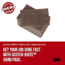 scotch brite heavy duty hand pad 7440