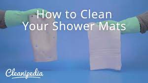 how to clean your shower mats you