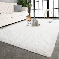 super soft gy fluffy carpets 4x5