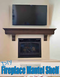 15 homey diy fireplace mantels