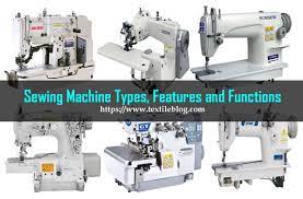 sewing machine types features and