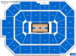 allstate arena basketball seating chart