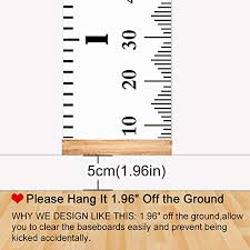Growth Charts Mibote Baby Growth Chart Handing Ruler Wall