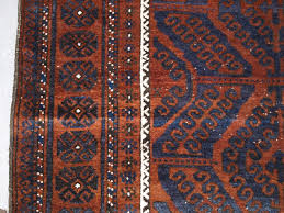 antique afghan baluch rug with mushwani