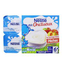 Váng sữa Nestle 6 tháng vỉ 4 hộp vị Đào – Thiên Đường Của Bé