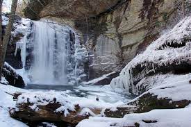 best winter waterfalls asheville nc