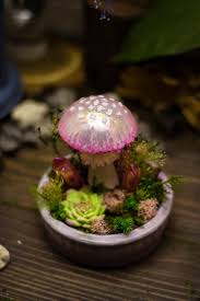 Mushroom Lamp Made To Order Pink