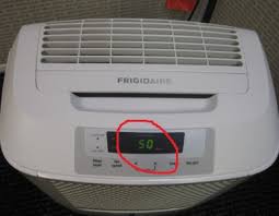 correct dehumidifier setting for