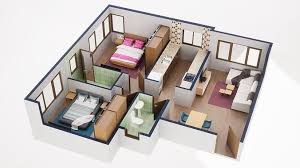 3d Floor Plan Model 32 3d Model Cgtrader