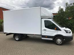 A luton van is a form of box van whereby the body often extends over the cab area thus providing extra some of the newer luton vans now have a rounded section over the cab area which isn't. Ford Transit Luton Tail Lift 2 0 350 Ecoblue Rwd L4 Eu6