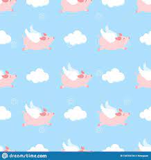 Pig wallpaper pattern stock vector ...