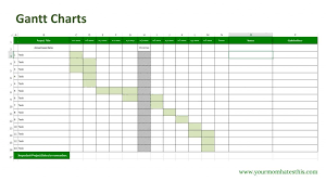 Time Chart Template New Excel Gantt Chart Template Time