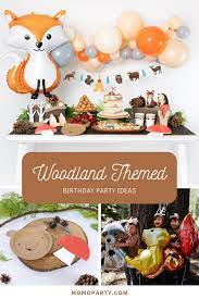 10 Fanciful 1st Birthday Party Ideas 1st Birthday Parties Woodland  gambar png