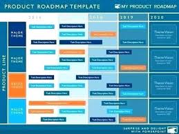 It Template Microsoft Powerpoint Project Roadmap Template