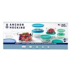 Anchor Hocking Glass Food Storage 20