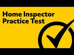 home inspector certification practice test