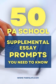 50 pa supplemental essay prompts