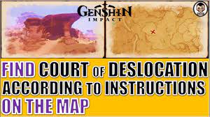 Find the Court of Desolation according to the instructions on the map |  Genshin Impact - YouTube