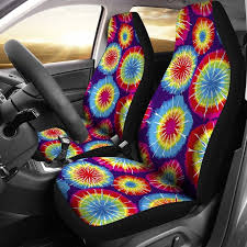 Tie Dye Pattern Car Seat Covers 191129