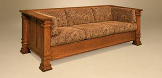 amish sofa mission style sofa