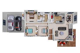 anchorage ii 3 bedroom house plan