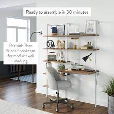 Wall Mount Ladder Writing Desk Table