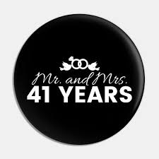 41st wedding anniversary couples gift