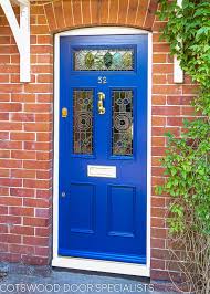 Dark Blue Edwardian Front Door With
