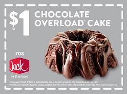 Chocolate Overload Cake Jack In The Box gambar png