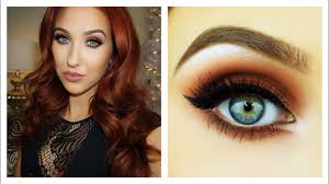 eye makeup tutorial redhead makeup