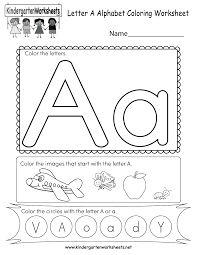 Alphabet printable activities worksheets, coloring pages, color posters, games, mini books suitable for toddlers, preschool and early elementary. Kindergarten Worksheets We Just Updated Our Free Alphabet Worksheets All Of These Kindergarten Worksheets Are New Kids Can Color Uppercase And Lowercase Letters Color Images That Start With A Specific Letter